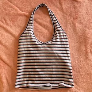 striped halter top